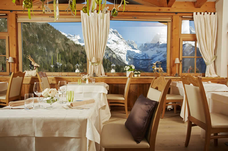 Food at Bio Hotel Hermitage in Madonna di Campiglio