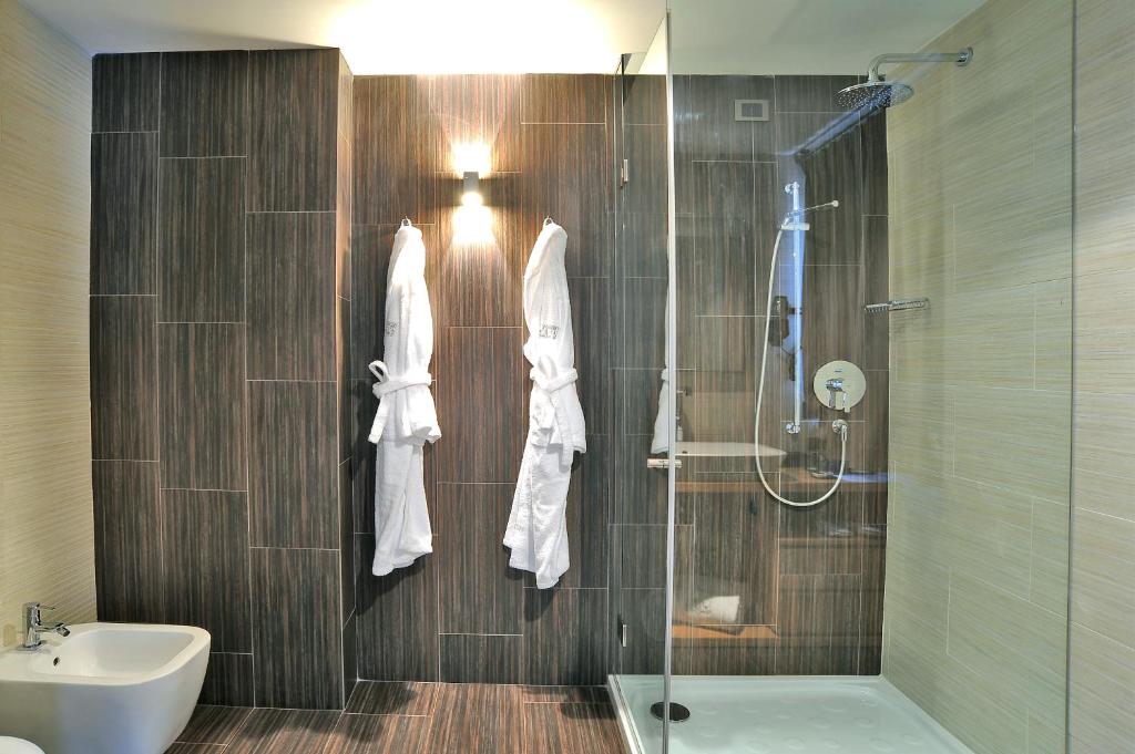 Bathroom at DV Chalet Boutique Hotel and Spa in Madonna di Campiglio