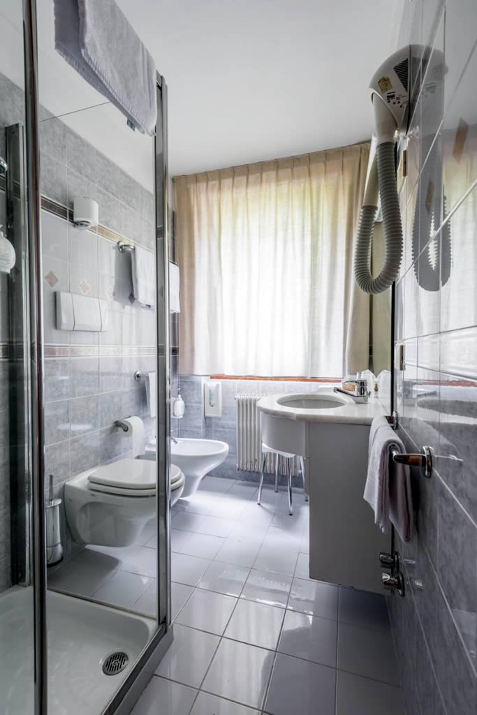 Bathroom at Hotel San Raphael in Madonna di Campiglio