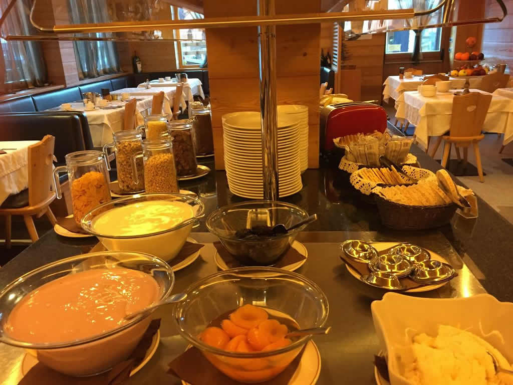 Breakfast at Hotel Ariston in Madonna di Campiglio