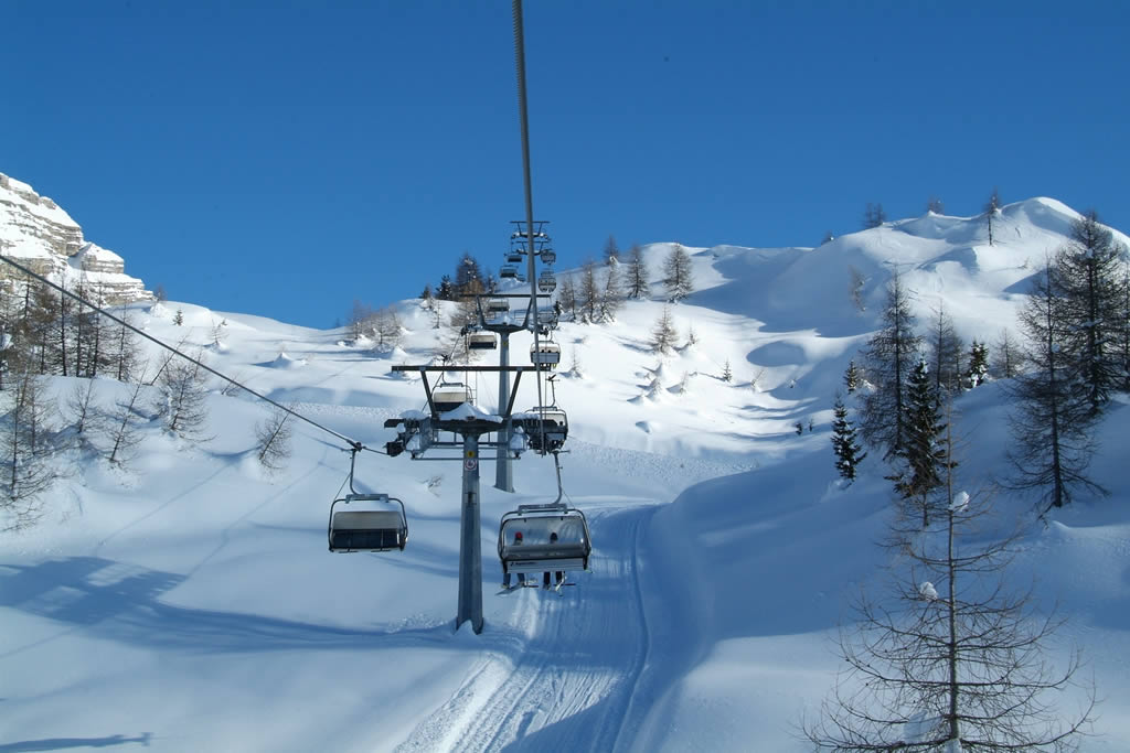 Chair Lift in Madonna di Campiglio