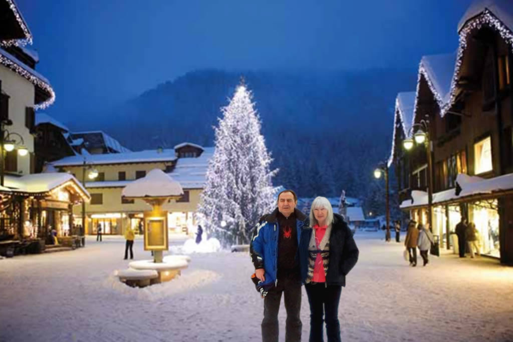 Dominic and Kathy Cocozza in Madonna di Campiglio