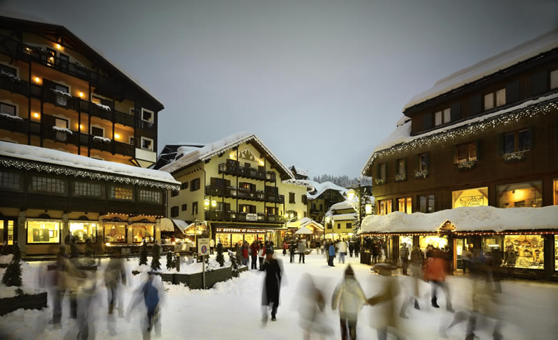 Piazza Righi in Madonna di Campiglio