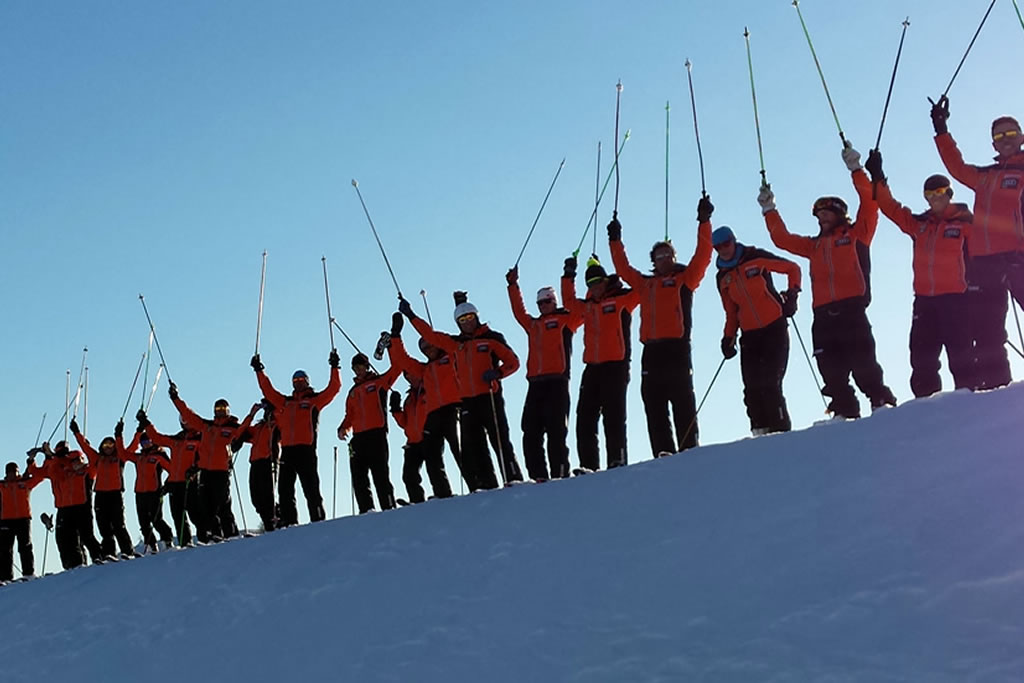 Ski Instructors at Ski School in Madonna di Campiglio