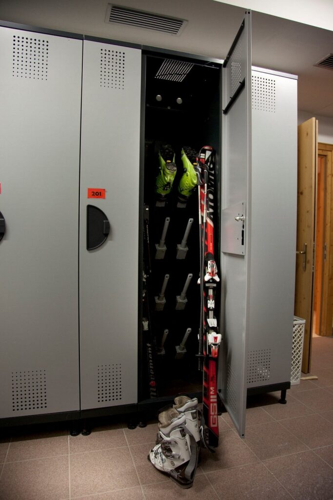 Ski and Boot Room at Hotel Campiglio Bellavista in Madonna di Campiglio