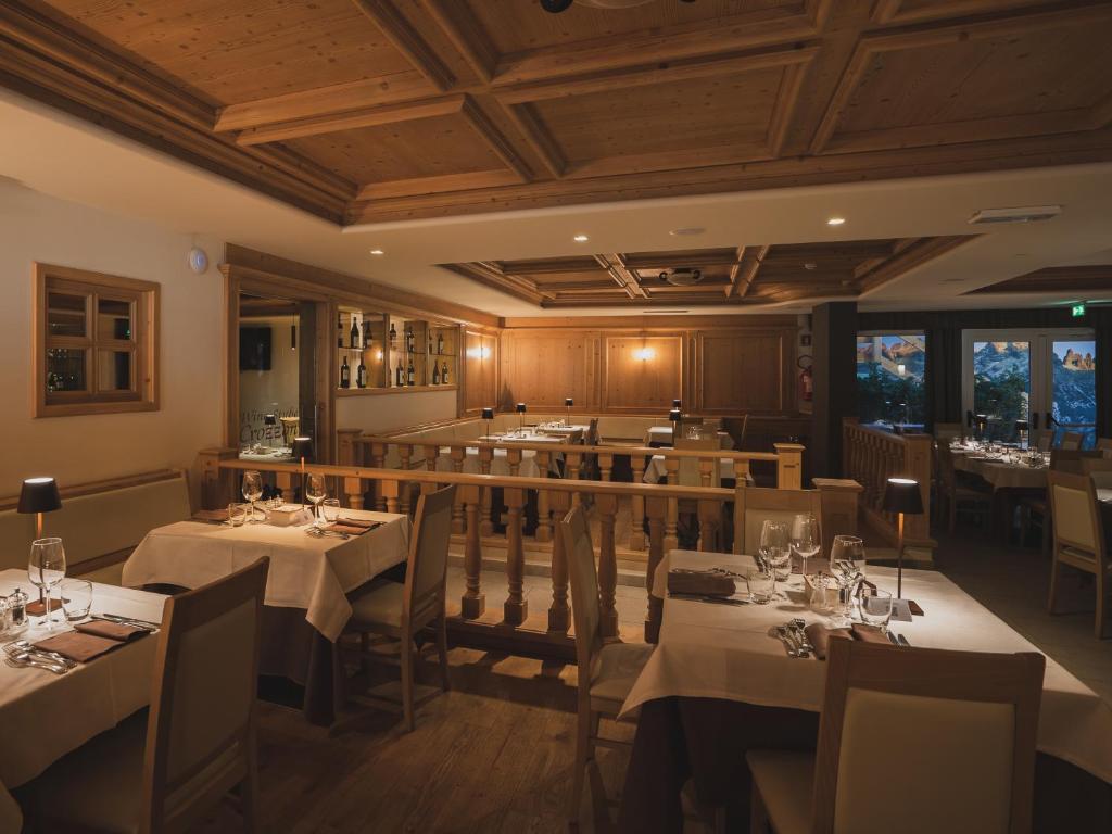 The Dining Room at Hotel Crozzon in Madonna di Campiglio