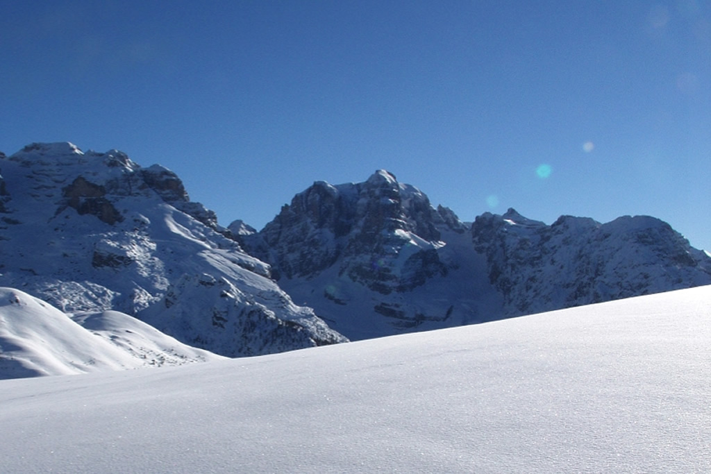 The Dolomites in Madonna di Campiglio