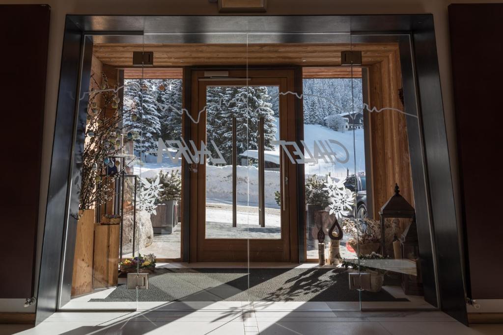 The Entrance at Hotel Chalet Laura in Madonna di Campiglio