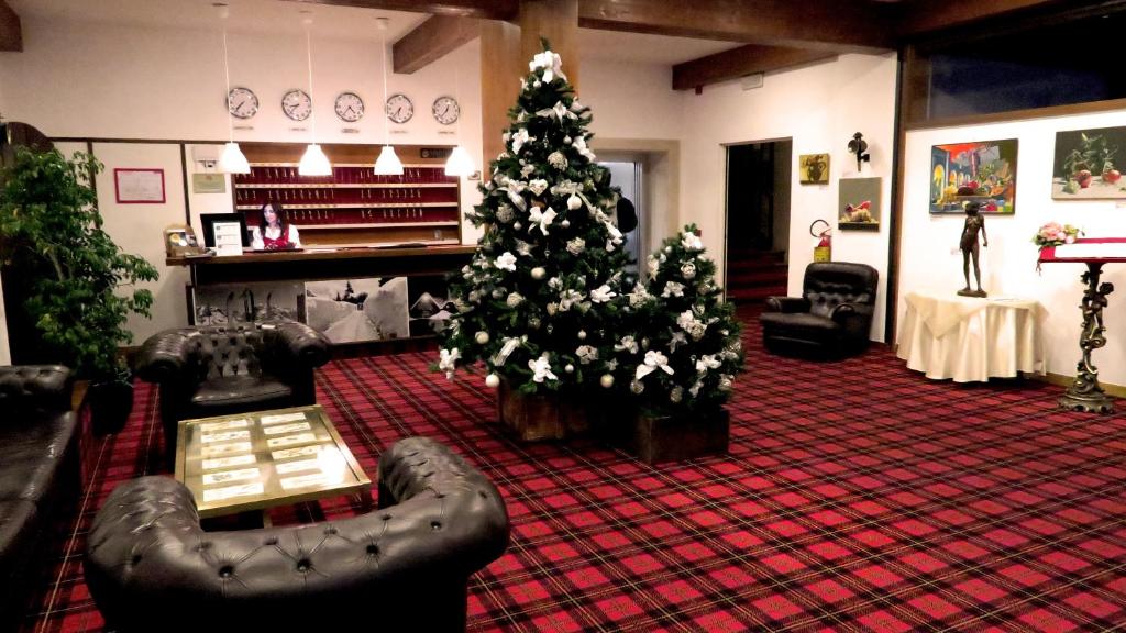 The Lobby at Hotel Savoia Palace in Madonna di Campiglio