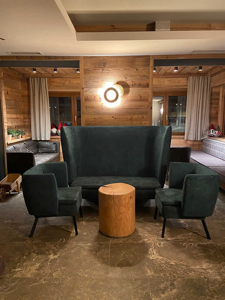 The Lounge at Hotel Ariston in Madonna di Campiglio