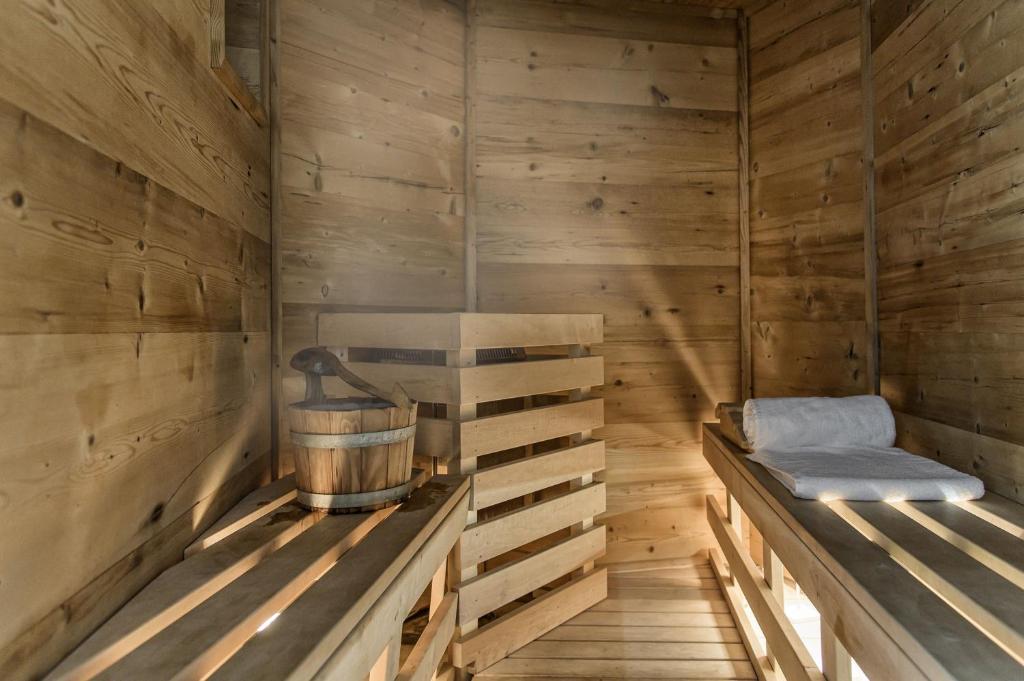 The Sauna at Bio Hotel Hermitage in Madonna di Campiglio