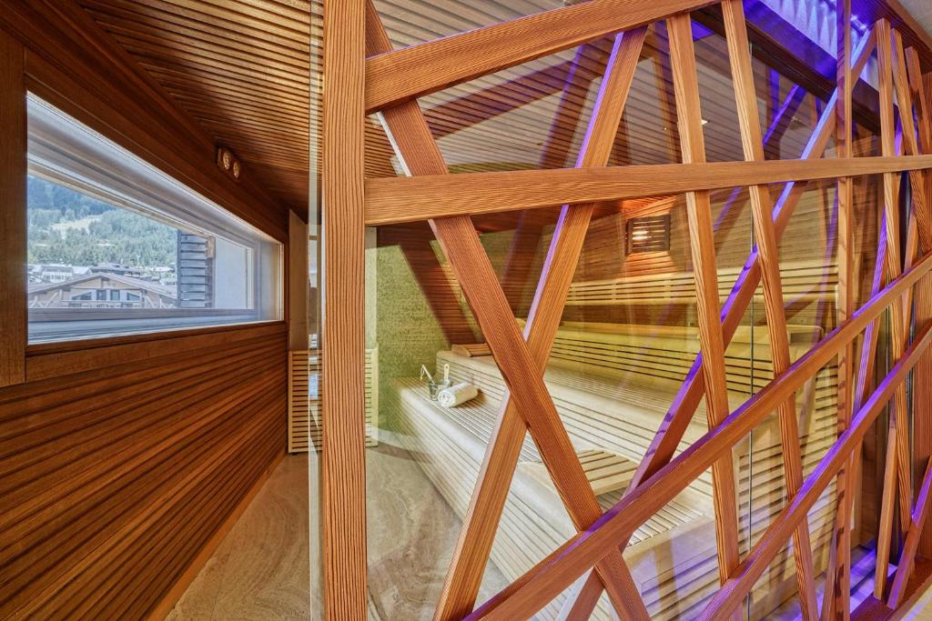 The Sauna at Hotel Majestic Mountain Charme in Madonna di Campiglio