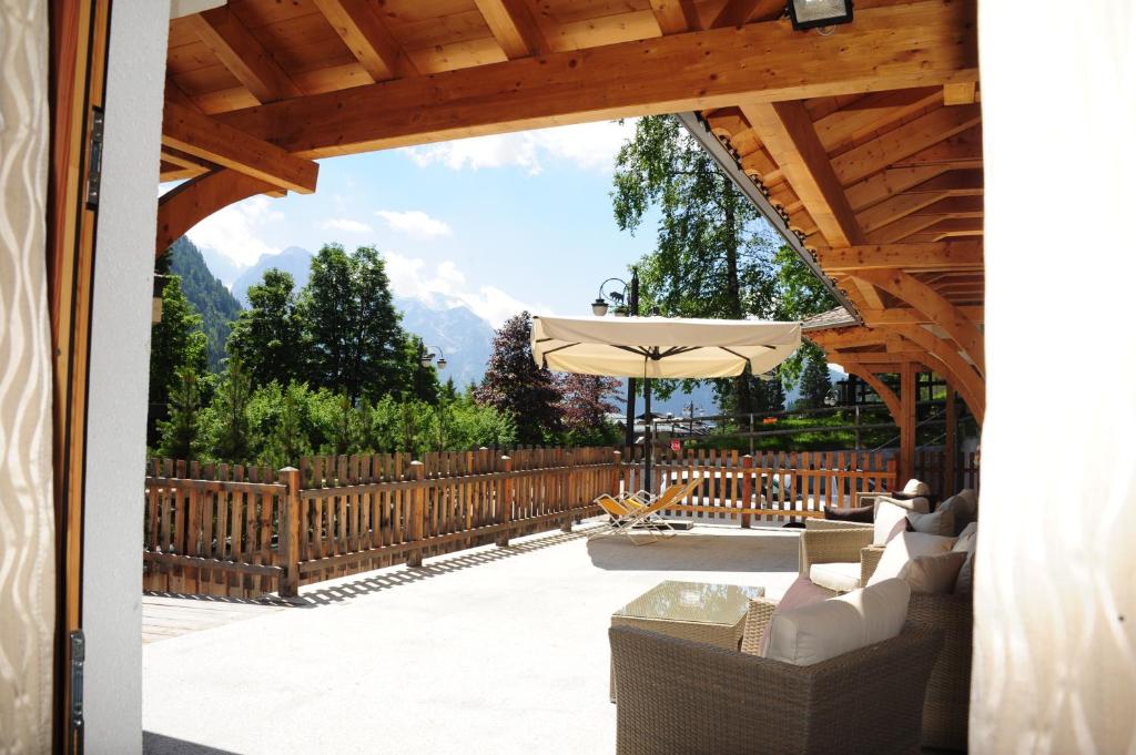 The Sun Deck at Hotel Crozzon in Madonna di Campiglio