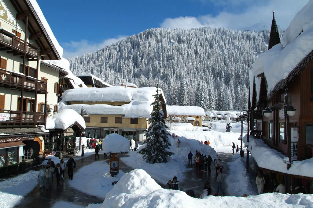 Town Centre in Madonna di Campiglio