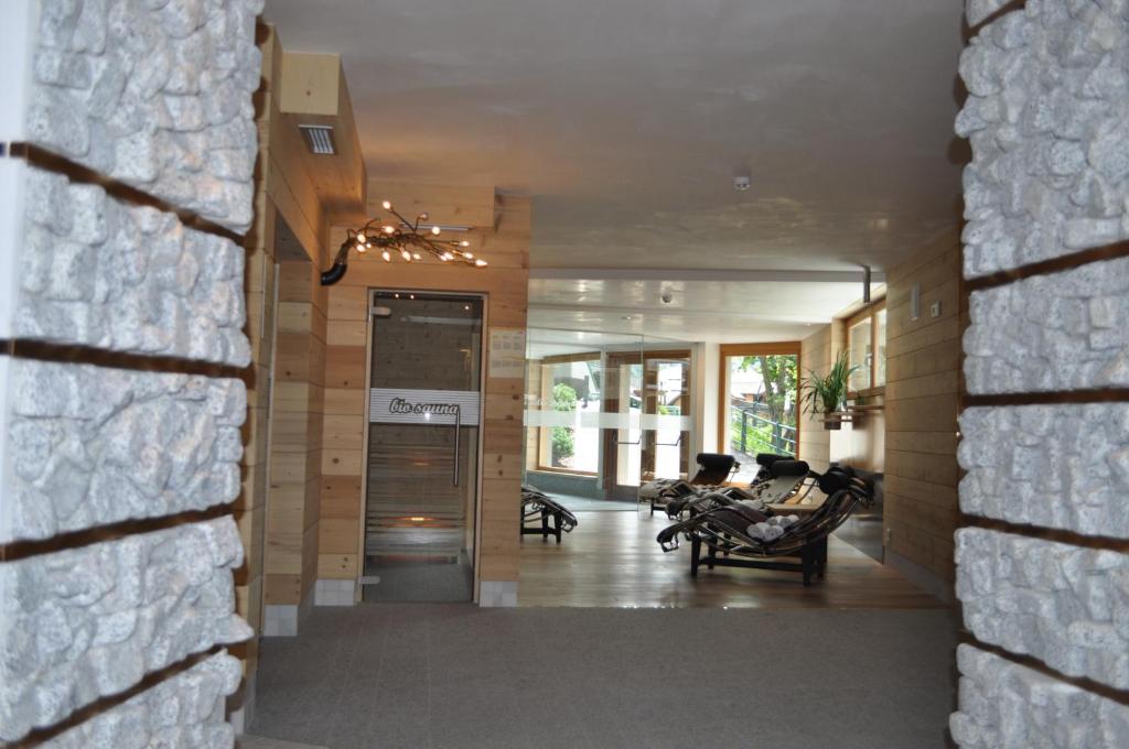 Wellness Relaxation Area at Hotel Chalet Laura in Madonna di Campiglio