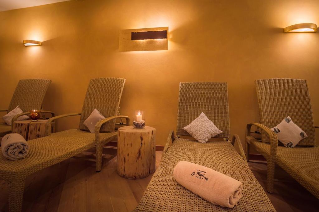 Wellness Relaxation Area at Hotel San Raphael in Madonna di Campiglio